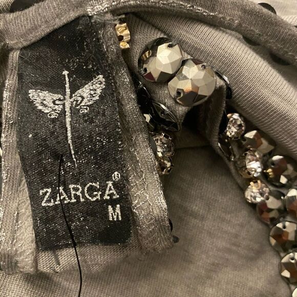 Zarqa crystal embellishments beautiful long sleeve, M - Picture 7 of 9